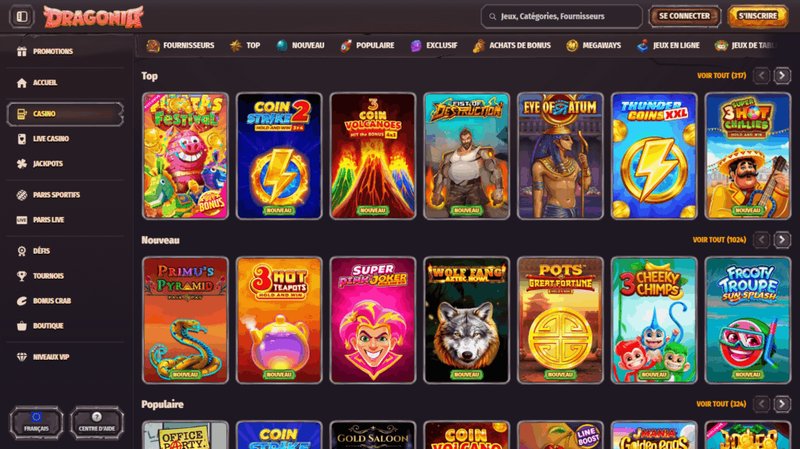 Casino dragonia à France